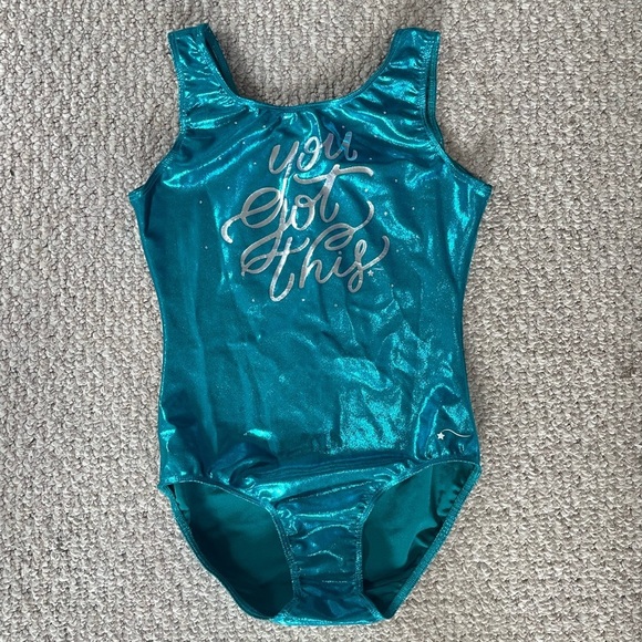 Destira Other - Teal Gymnastics Leotard